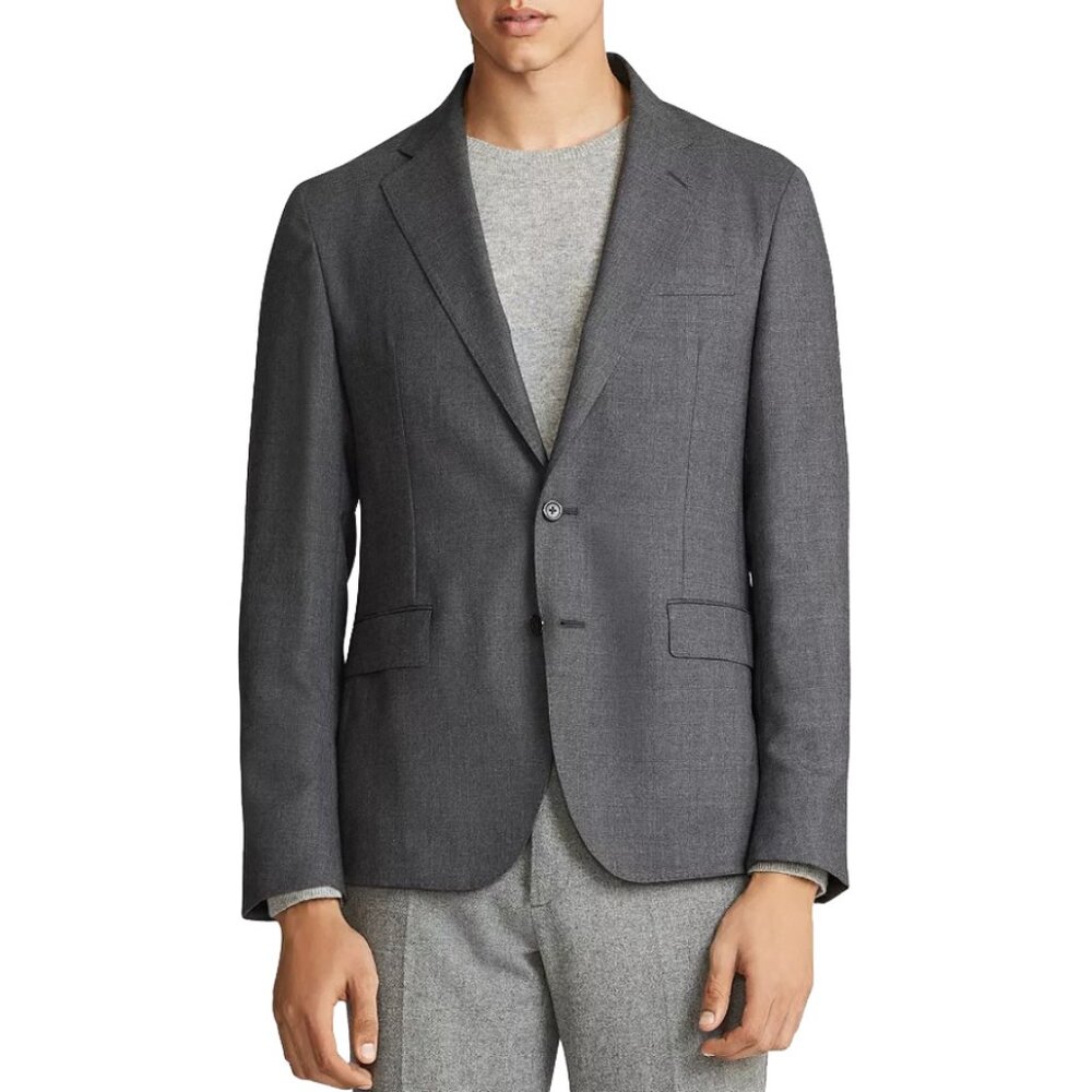NEW $795 Polo Ralph Lauren Traveler Sport Coat! 44 or 46 Gray Soft Fit Wool
